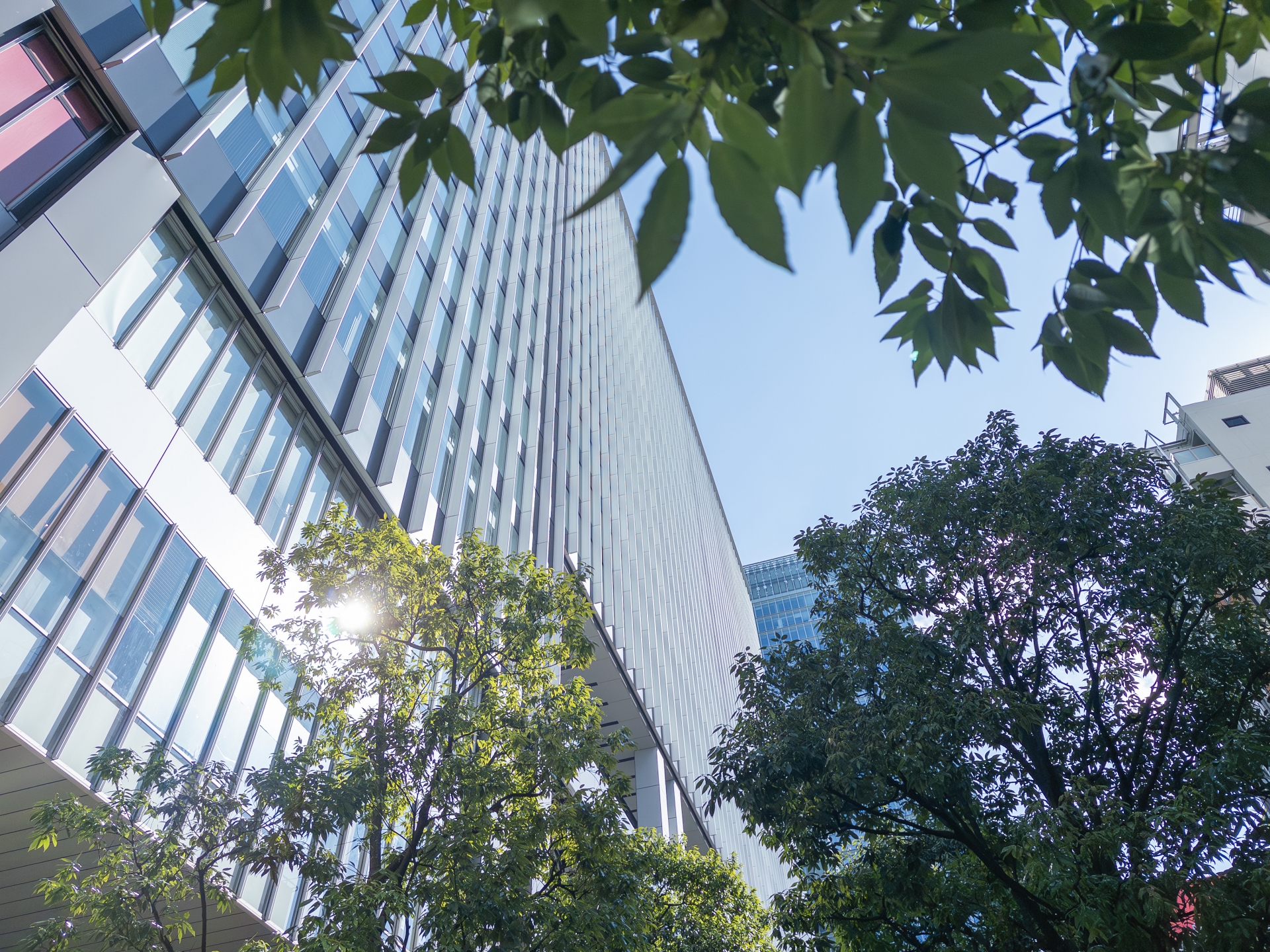 環境と調和したオフィスビル